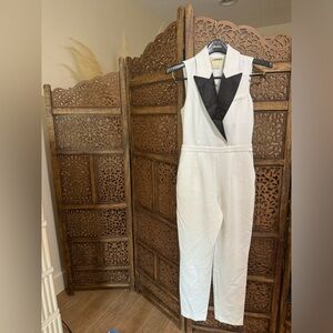 NEW L'AGENCE White Jumpsuit S